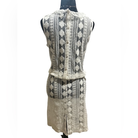 POL Cream Sheath Midi Dress | Sleeveless NWOT| Size S - Picture 4 of 7